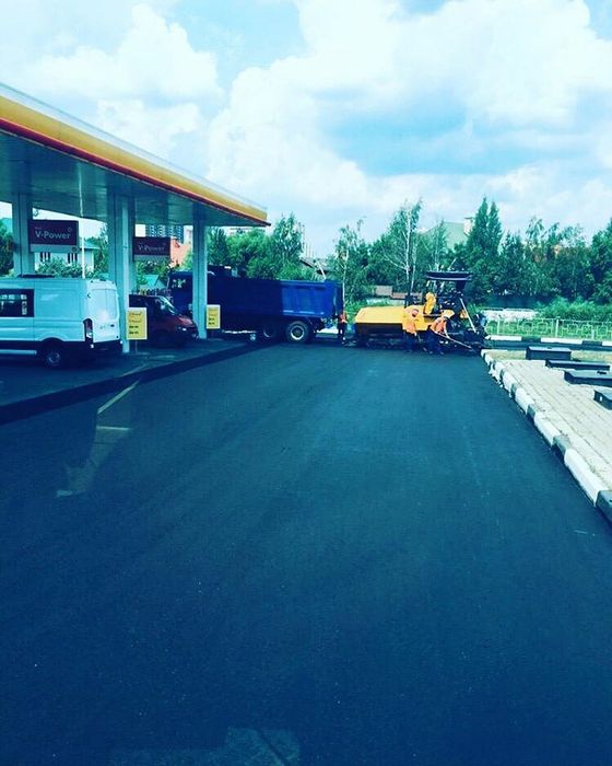 Асфальтирование коммерческой площадки